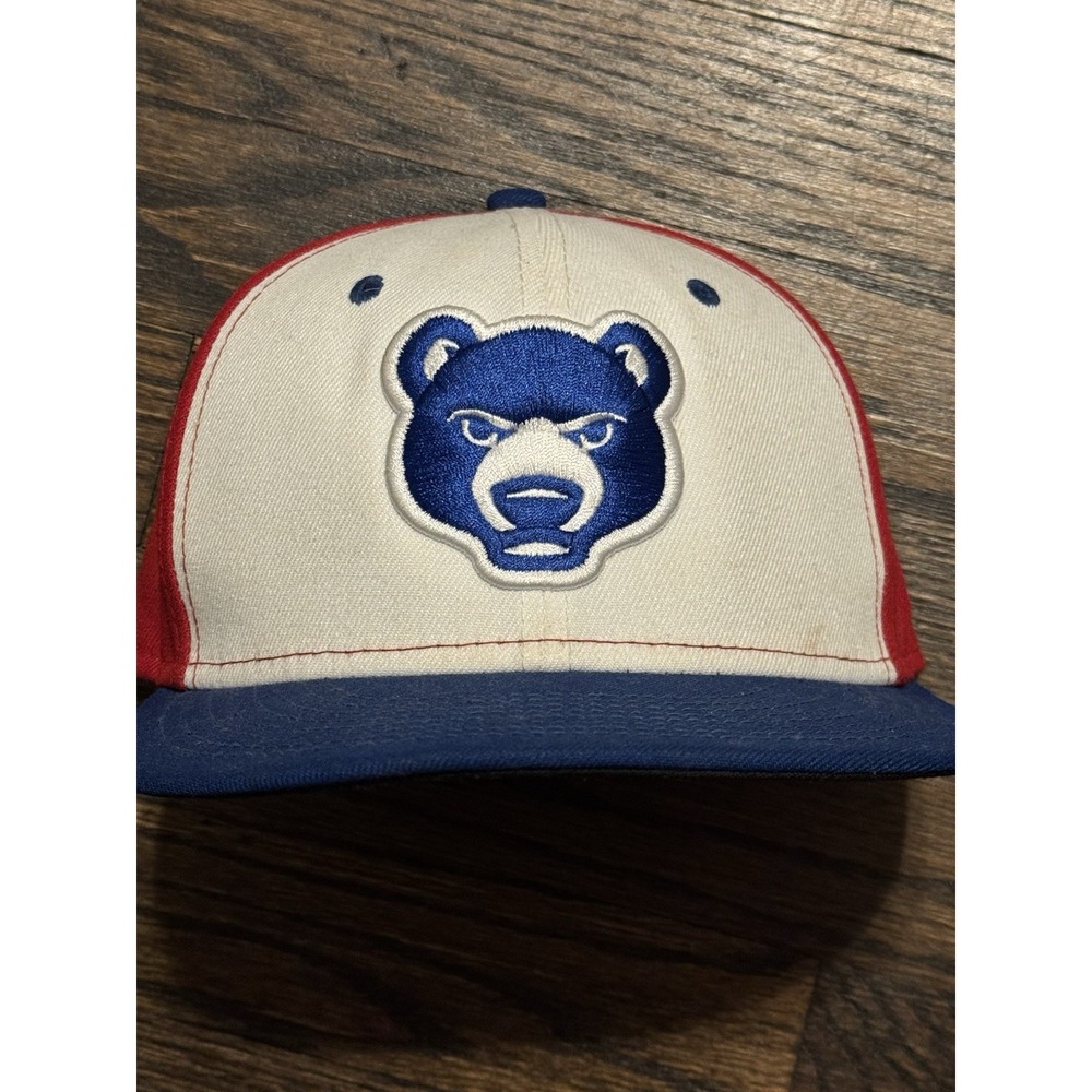 New Era 59FIFTY Fitted South Bend Cubs MiLB White/Red/Blue Colorblock 7 1/4